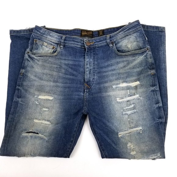 Zara Other - Zara Man Original Vintage Distressed Denim Jeans